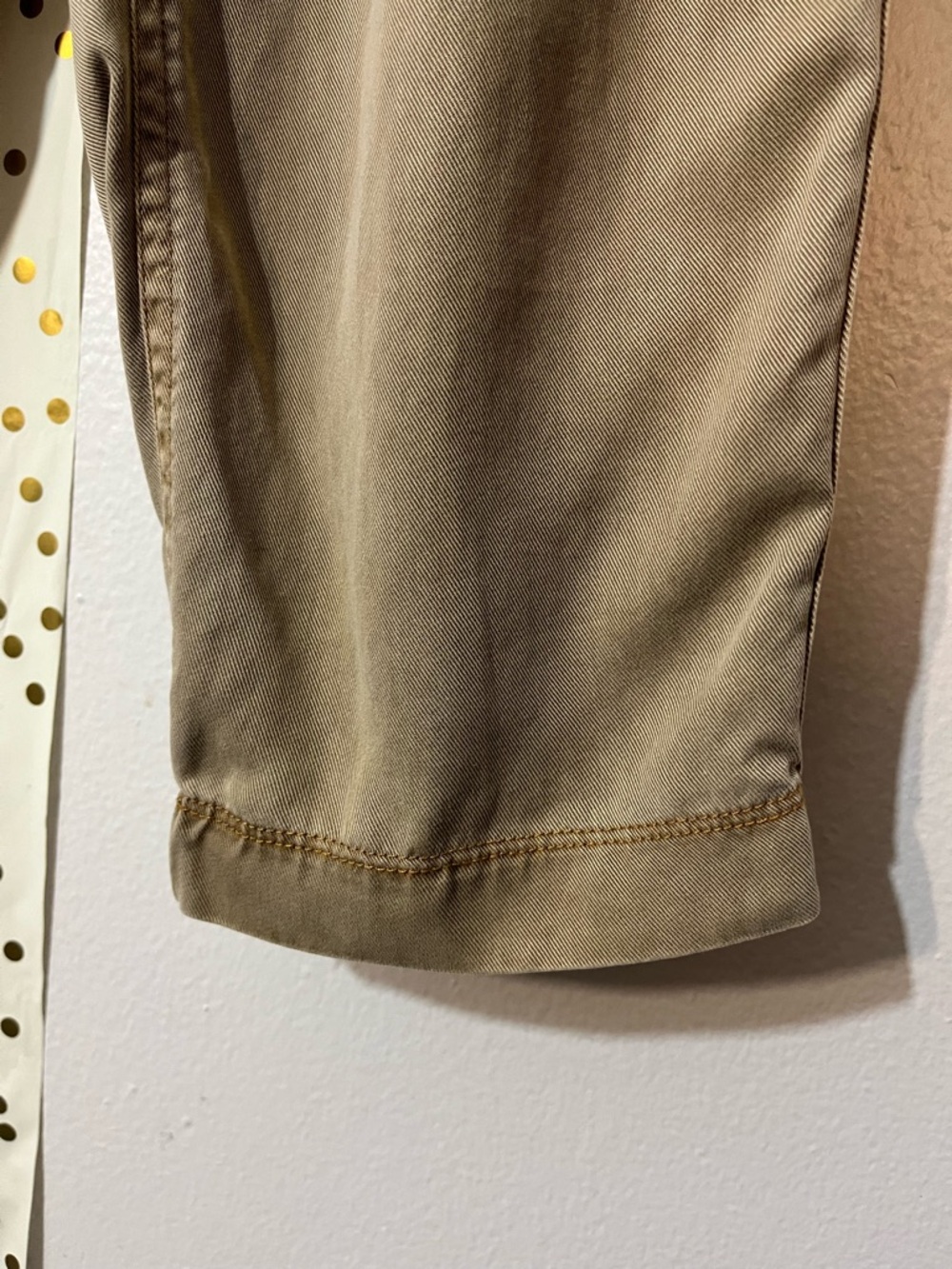 Tru Luxe Jeans Tan Side Stripe Boho Relaxed-Fit Utility Joggers size 12 - Picture 6 of 14